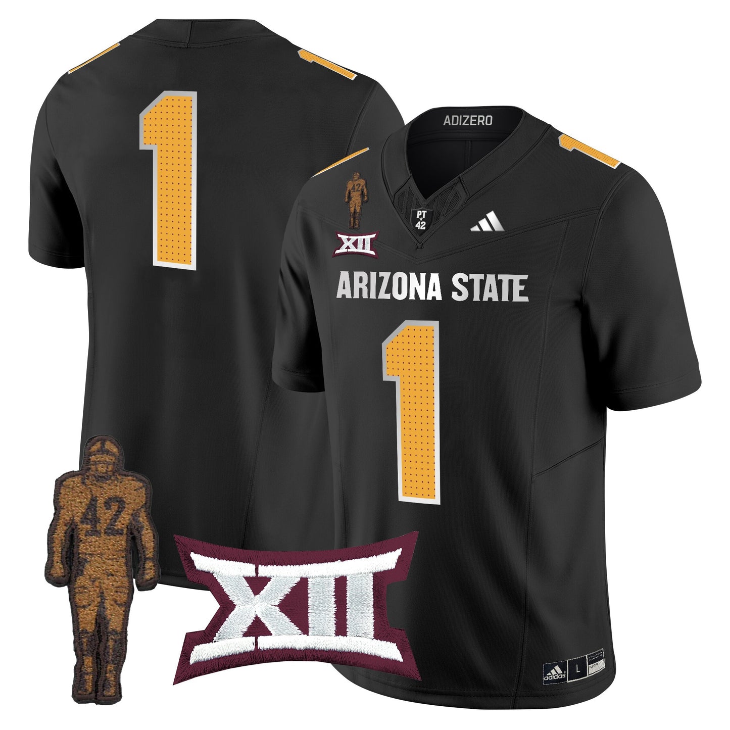 Arizona State Sun Devils 2024 Pat Tillman Honoring Patch Vapor Limited Jersey V2 - All Stitched