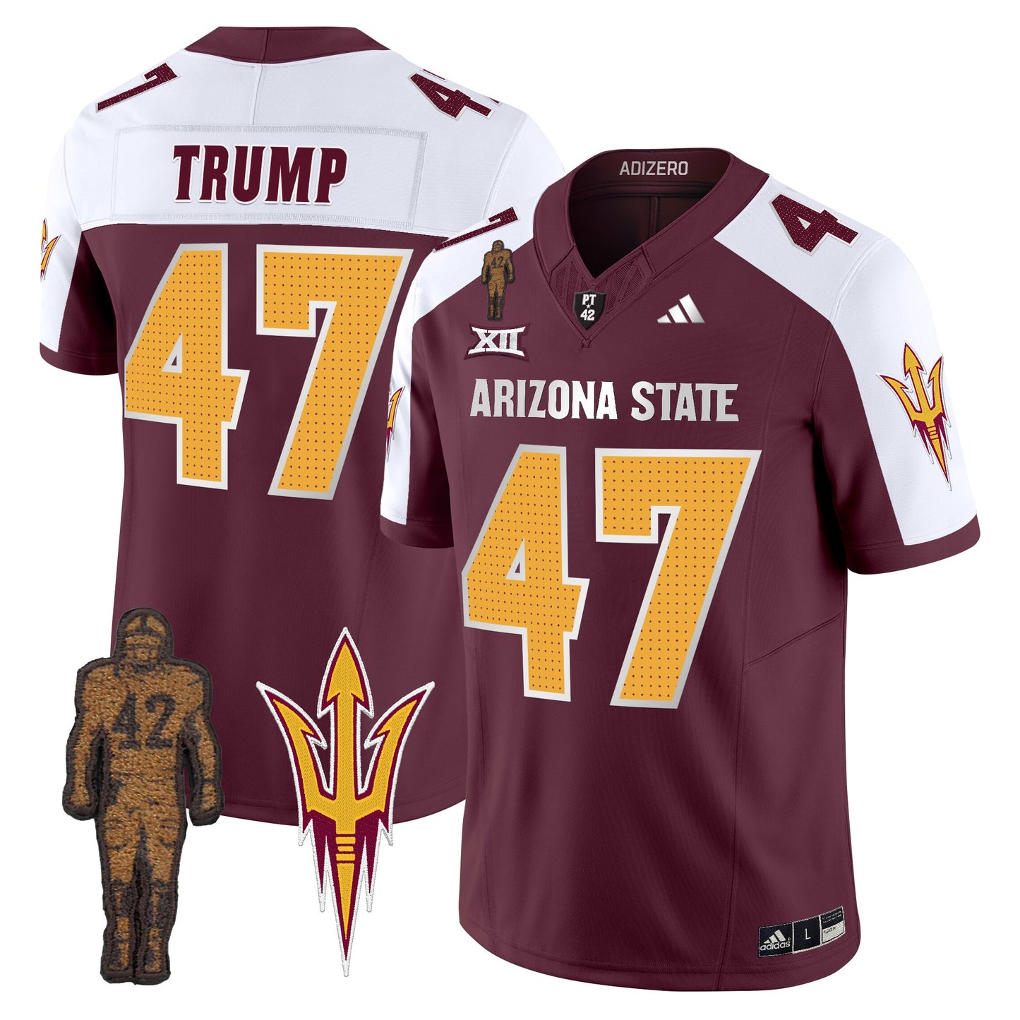 Arizona State Sun Devils 2024 Pat Tillman Honoring Patch Vapor Limited Jersey V2 - All Stitched