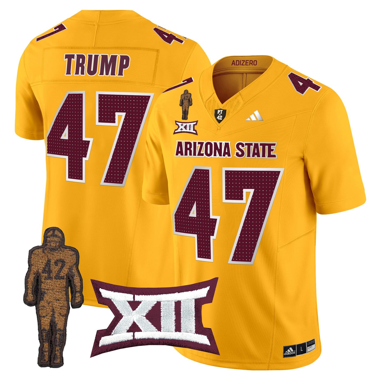 Arizona State Sun Devils 2024 Pat Tillman Honoring Patch Vapor Limited Jersey V2 - All Stitched