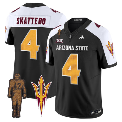 Arizona State Sun Devils 2024 Pat Tillman Honoring Patch Vapor Limited Jersey V2 - All Stitched