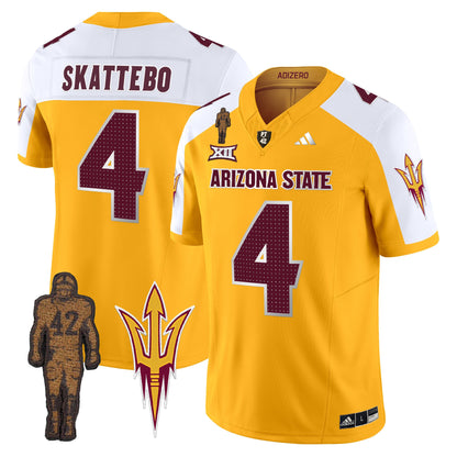 Arizona State Sun Devils 2024 Pat Tillman Honoring Patch Vapor Limited Jersey V2 - All Stitched