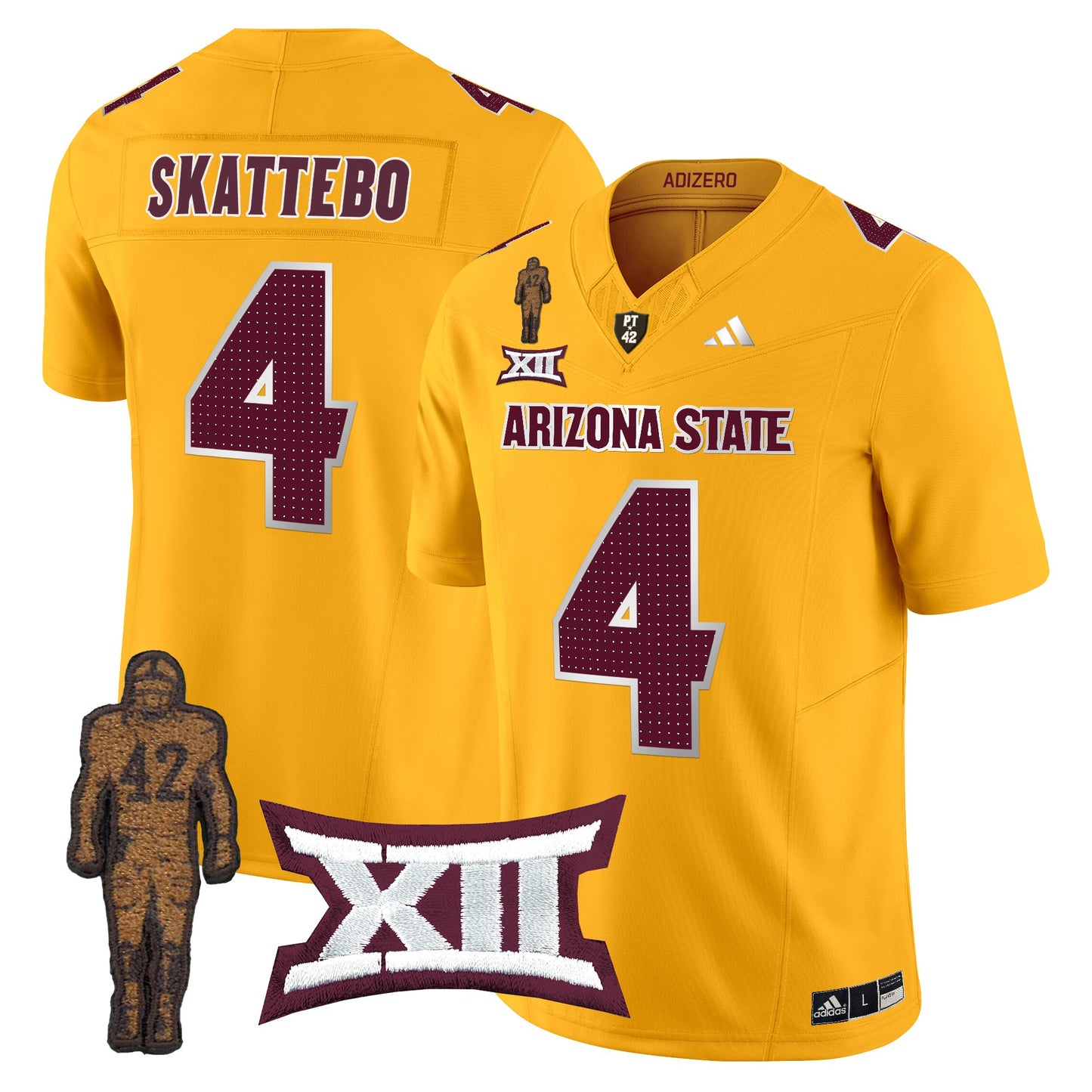 Arizona State Sun Devils 2024 Pat Tillman Honoring Patch Vapor Limited Jersey V2 - All Stitched