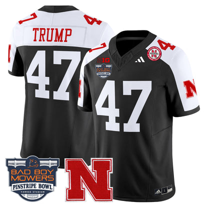 Nebraska Cornhuskers 2025 Pinstripe Bowl Patch Vapor Limited Jersey - All Stitched