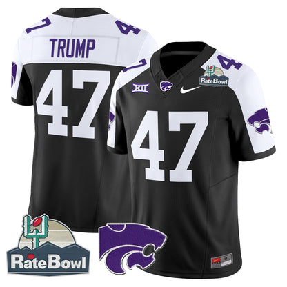 Kansas State Wildcats 2025 Rate Bowl Patch Vapor Limited Jersey - All Stitched