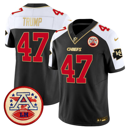 Chiefs 2024 Lamar Hunt Patch Vapor Limited Jersey - All Stitched