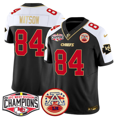 Chiefs 2024 AFC West Division Champions Patch Vapor Limited Jersey - All Stitched