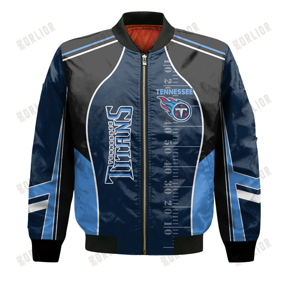 Tennessee Titans Football Team 2024- 25 Classic And Modern Bomber Jacket