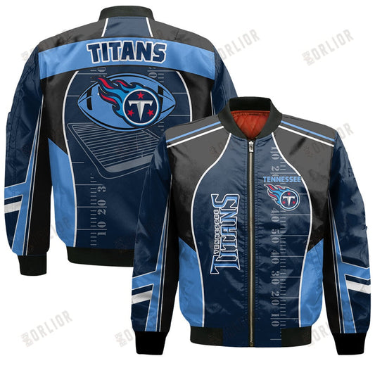 Tennessee Titans Football Team 2024- 25 Classic And Modern Bomber Jacket