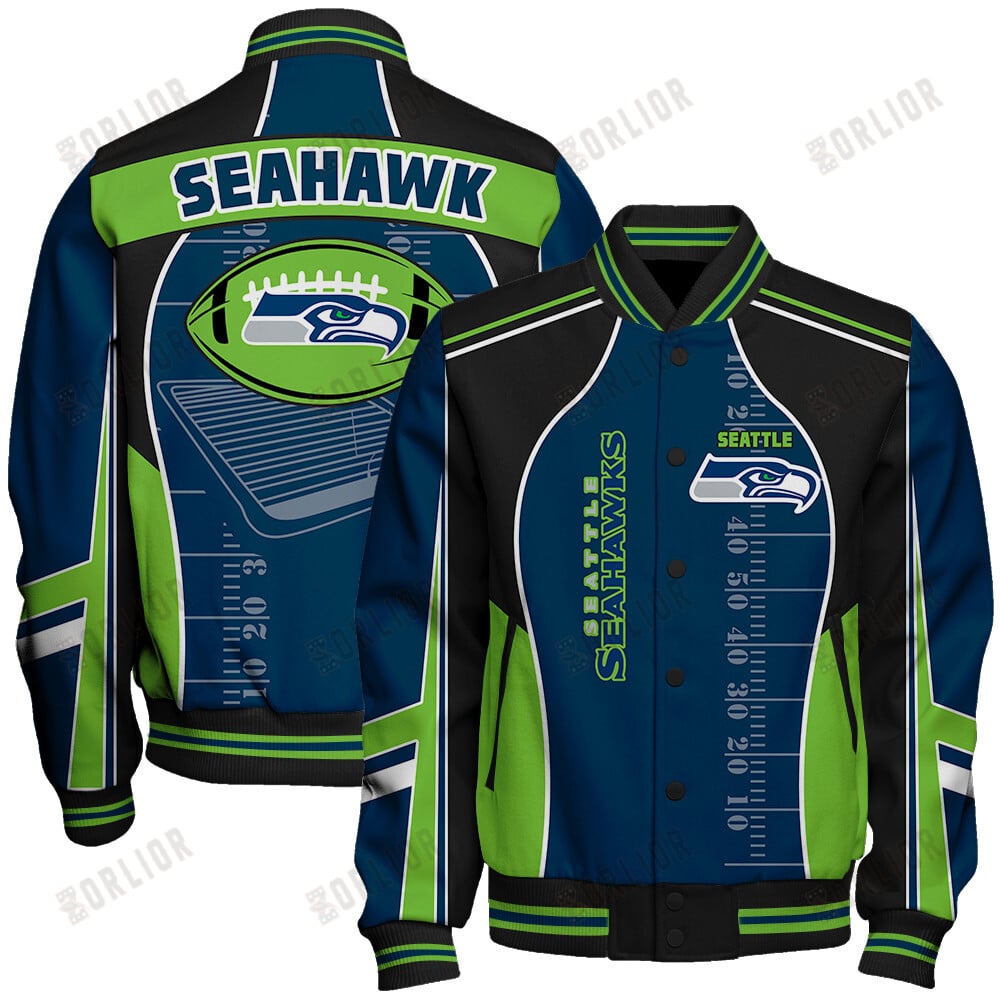 Seattle Seahawks Football Team 2024- 25 Classic And Modern Unisex Varsity Jacket