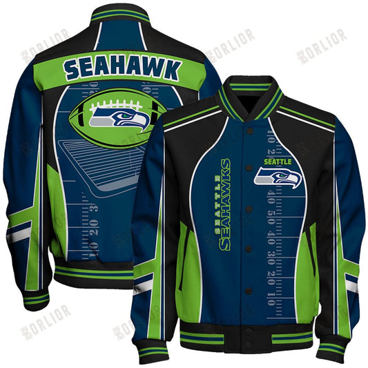 Seattle Seahawks Football Team 2024- 25 Classic And Modern Unisex Varsity Jacket