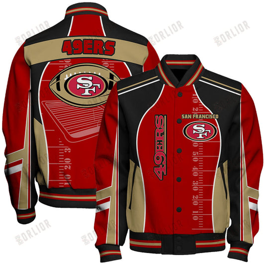 San Francisco 49ers Football Team 2024- 25 Classic And Modern Unisex Varsity Jacket