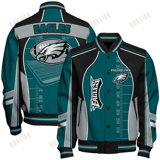 Philadelphia Eagles Football Team 2024- 25 Classic And Modern Unisex Varsity Jacket