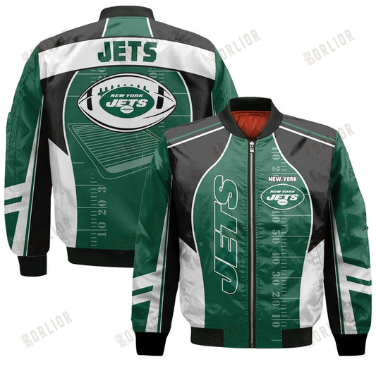New York Jets Football Team 2024- 25 Classic And Modern Bomber Jacket