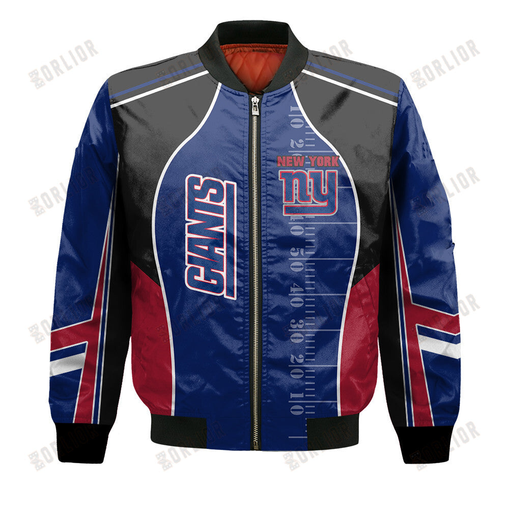 New York Giants Football Team 2024- 25 Classic And Modern Bomber Jacket