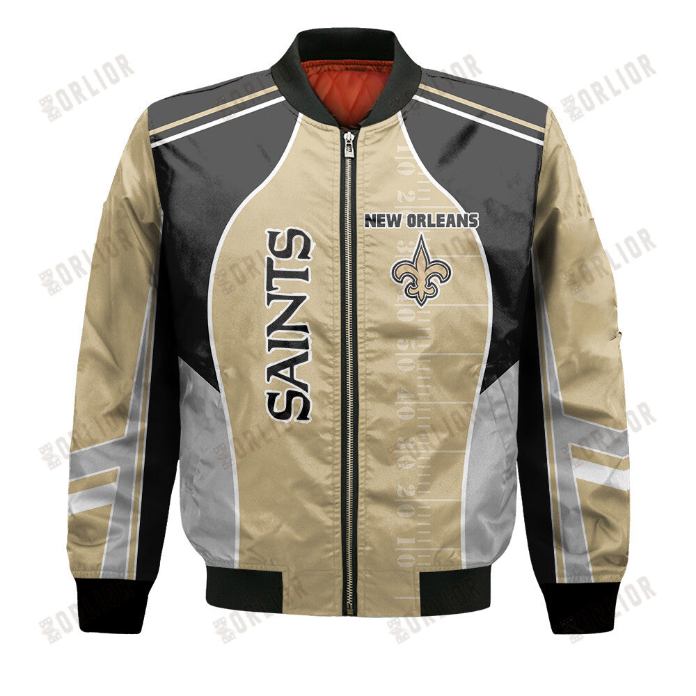 New Orleans Saints Football Team 2024- 25 Classic And Modern Bomber Jacket