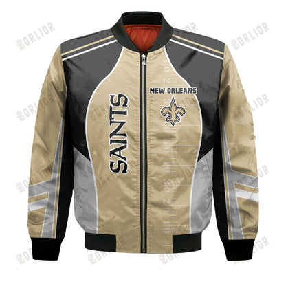 New Orleans Saints Football Team 2024- 25 Classic And Modern Bomber Jacket