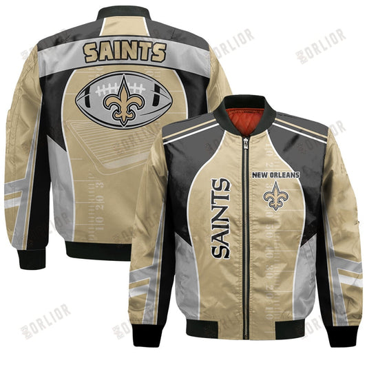 New Orleans Saints Football Team 2024- 25 Classic And Modern Bomber Jacket