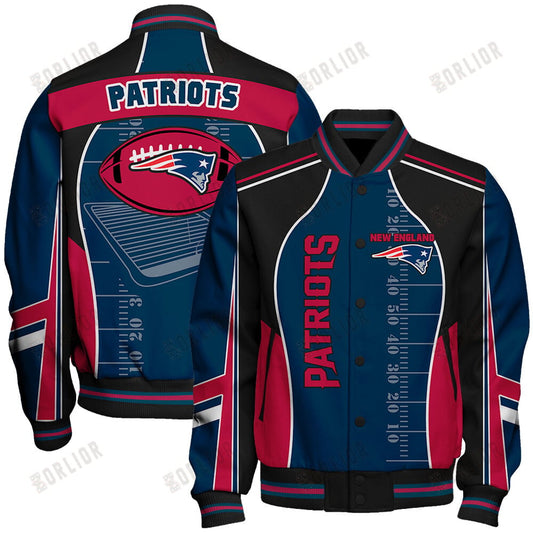 New England Patriots Football Team 2024- 25 Classic And Modern Unisex Varsity Jacket