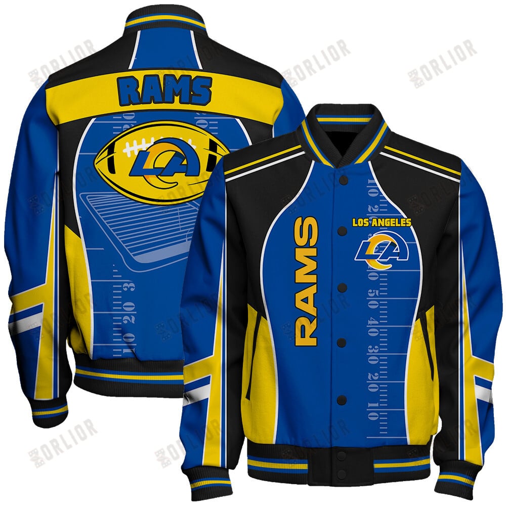 Los Angeles Rams Football Team 2024- 25 Classic And Modern Unisex Varsity Jacket