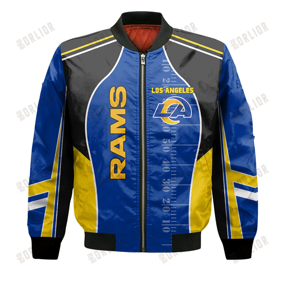 Los Angeles Rams Football Team 2024- 25 Classic And Modern Bomber Jacket