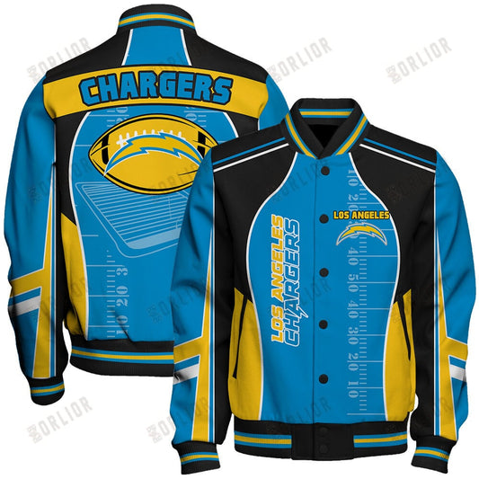 Los Angeles Chargers Football Team 2024- 25 Classic And Modern Unisex Varsity Jacket