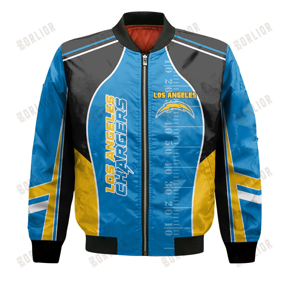Los Angeles Chargers Football Team 2024- 25 Classic And Modern Bomber Jacket