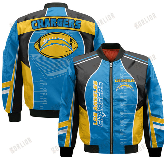 Los Angeles Chargers Football Team 2024- 25 Classic And Modern Bomber Jacket