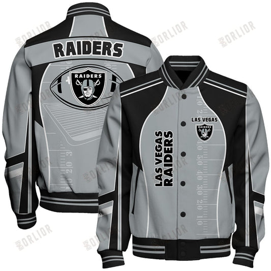 Las Vegas Raiders Football Team 2024- 25 Classic And Modern Unisex Varsity Jacket