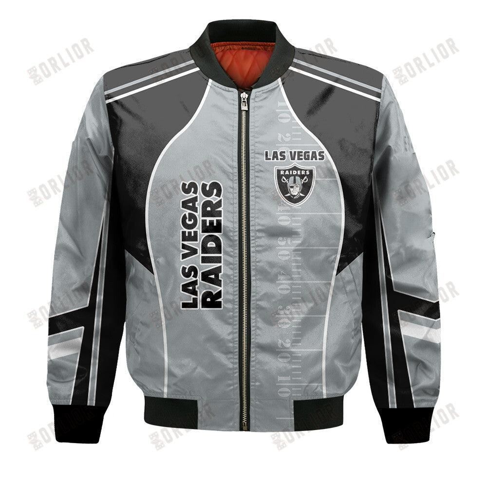 Las Vegas Raiders Football Team 2024- 25 Classic And Modern Bomber Jacket