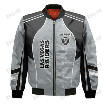 Las Vegas Raiders Football Team 2024- 25 Classic And Modern Bomber Jacket