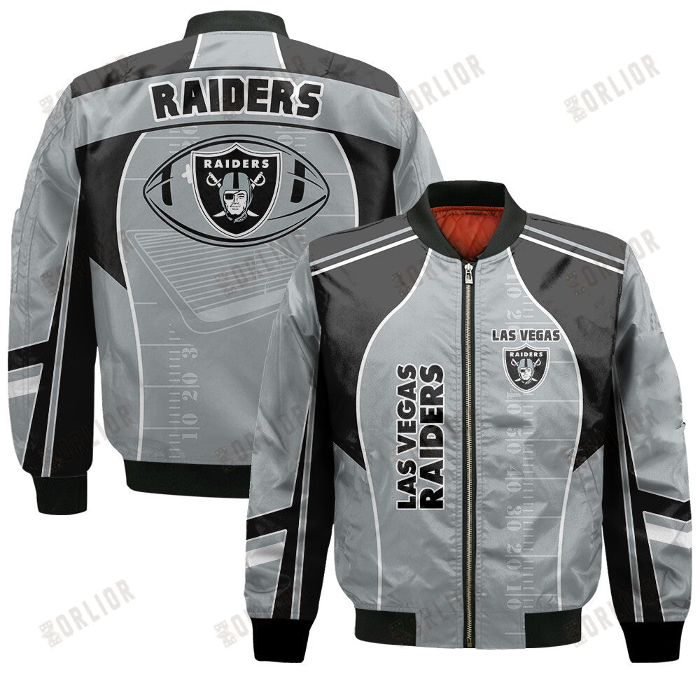 Las Vegas Raiders Football Team 2024- 25 Classic And Modern Bomber Jacket