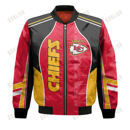 Kansas City Chiefs Football Team 2024- 25 Classic And Modern Bomber Jacket