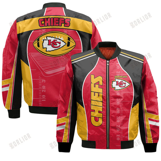 Kansas City Chiefs Football Team 2024- 25 Classic And Modern Bomber Jacket