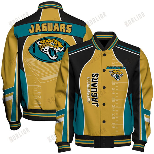 Jacksonville Jaguars Football Team 2024- 25 Classic And Modern Unisex Varsity Jacket