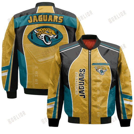 Jacksonville Jaguars Football Team 2024- 25 Classic And Modern Bomber Jacket