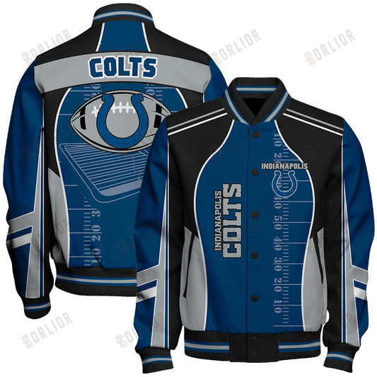 Indianapolis Colts Football Team 2024- 25 Classic And Modern Unisex Varsity Jacket