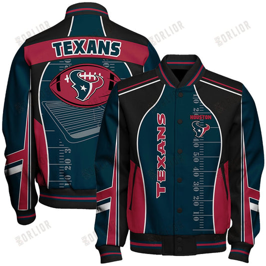 Houston Texans Football Team 2024- 25 Classic And Modern Unisex Varsity Jacket