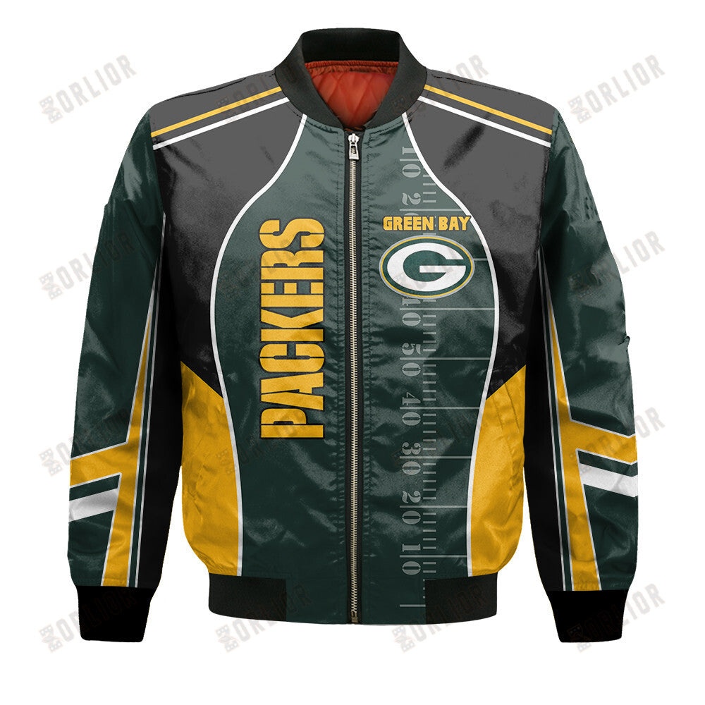 Green Bay Packers Football Team 2024- 25 Classic And Modern Bomber Jacket