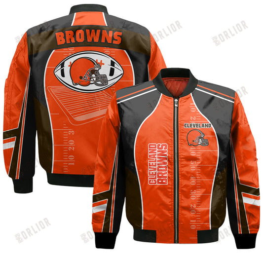Cleveland Browns Football Team 2024- 25 Classic And Modern Bomber Jacket