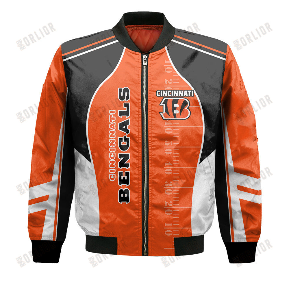 Cincinnati Bengals Football Team 2024- 25 Classic And Modern Bomber Jacket