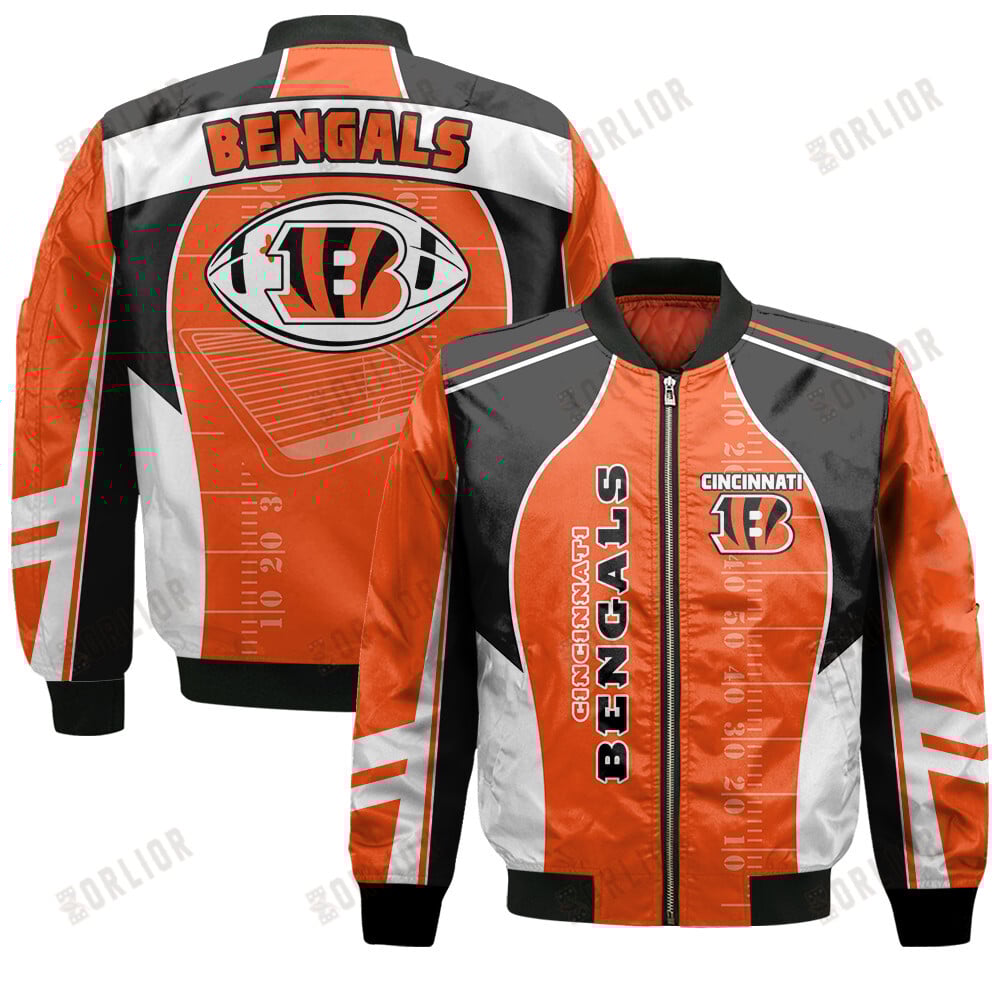 Cincinnati Bengals Football Team 2024- 25 Classic And Modern Bomber Jacket