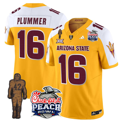 Sun Devils Pat Tillman & Peach Bowl Patch Vapor Limited Jersey V2 - All Stitched