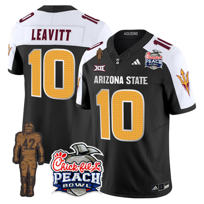 Sun Devils Pat Tillman & Peach Bowl Patch Vapor Limited Jersey V2 - All Stitched