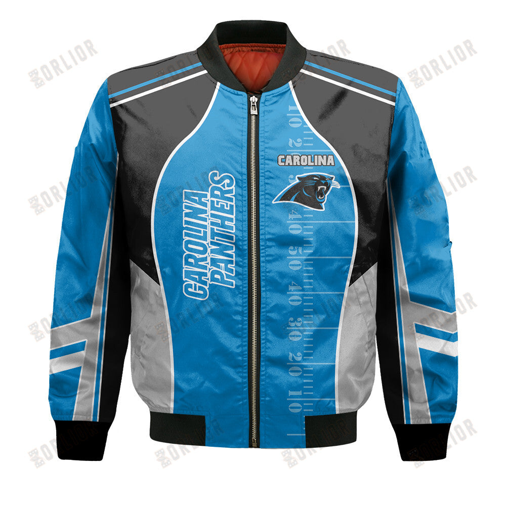 Carolina Panthers Football Team 2024- 25 Classic And Modern Bomber Jacket