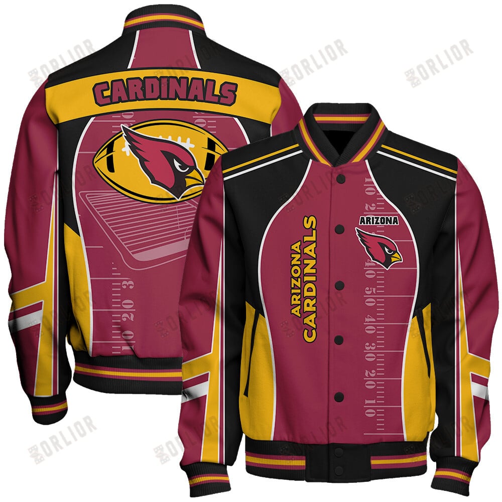 Arizona Cardinals Football Team 2024- 25 Classic And Modern Unisex Varsity Jacket