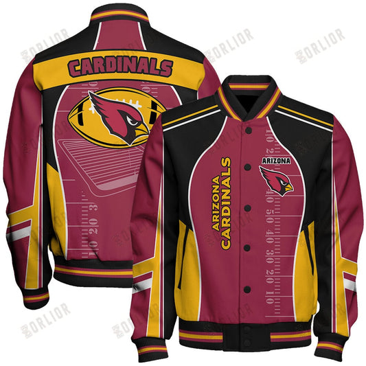 Arizona Cardinals Football Team 2024- 25 Classic And Modern Unisex Varsity Jacket