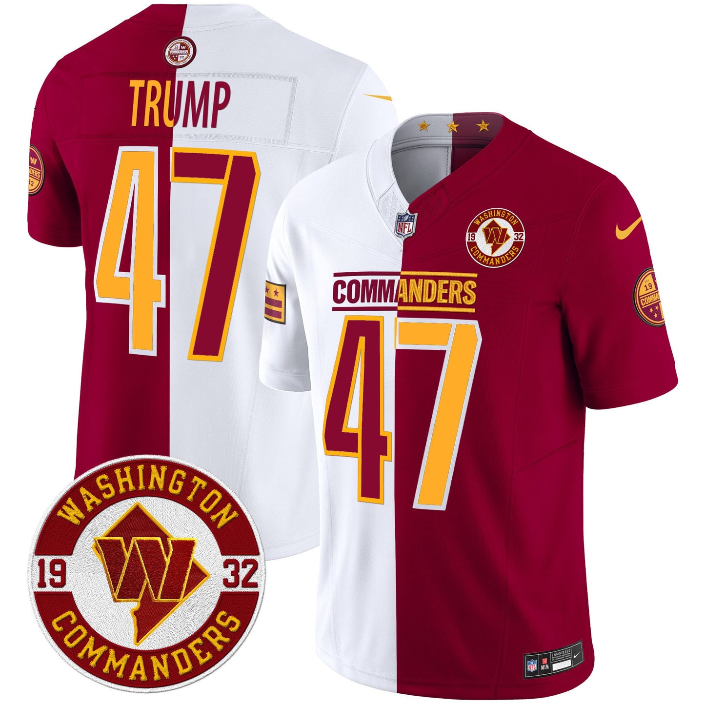 Washington Commanders 2024 Vapor Limited Jersey - Est. 1932 Patch - All Stitched