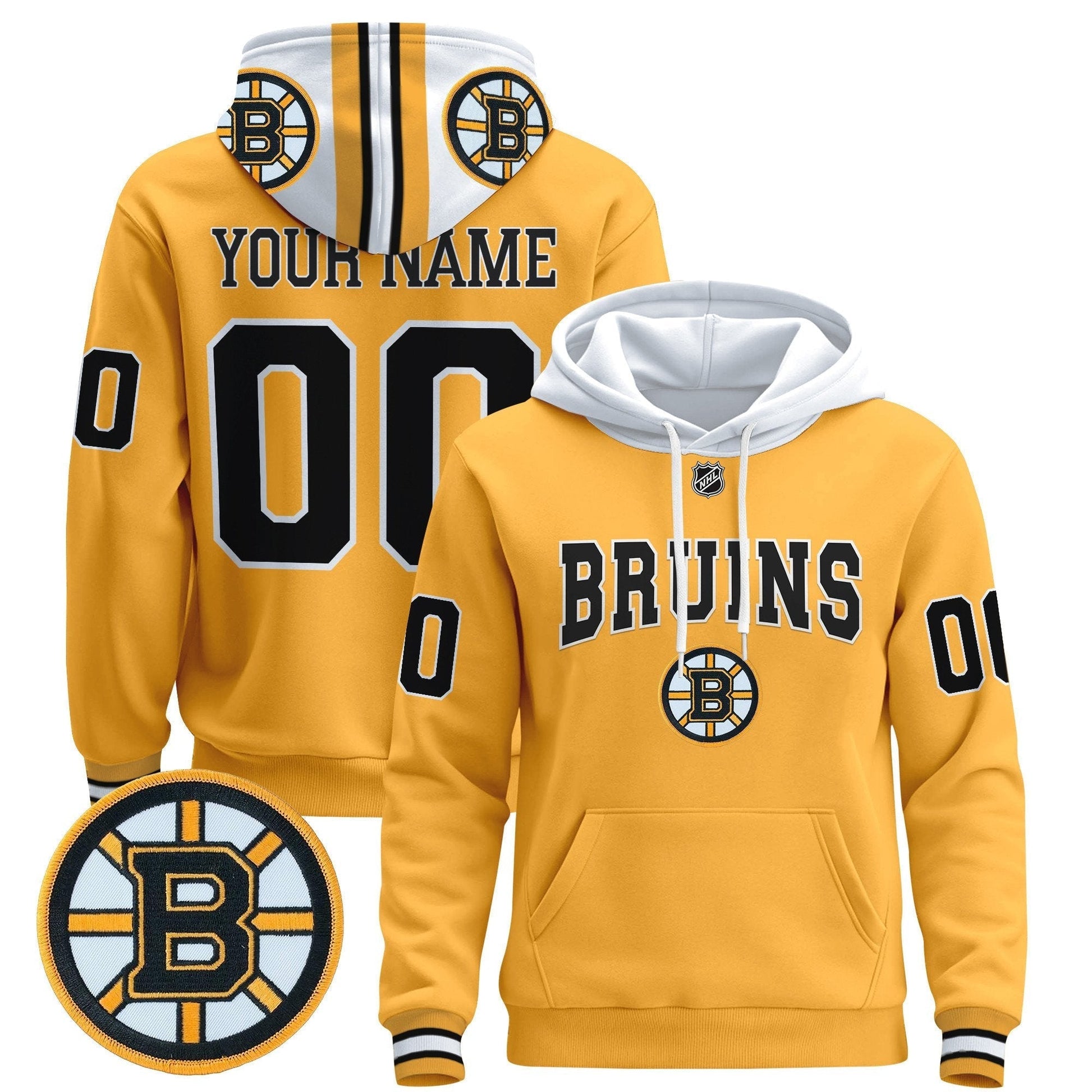Boston Bruins 2024 Custom Pullover Hoodie