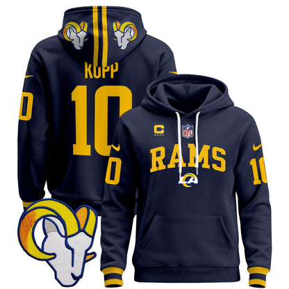 Los Angeles Rams 2024 Pullover Hoodie V2 - All Stitched