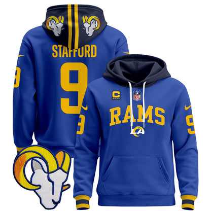 Los Angeles Rams 2024 Pullover Hoodie V2 - All Stitched